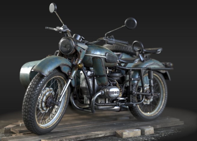 Ural M-63. Moto rusa de la 2ª GM