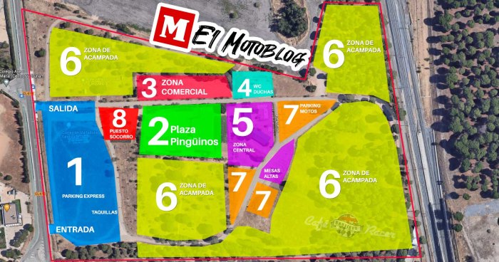 plano de la zona pinguinos