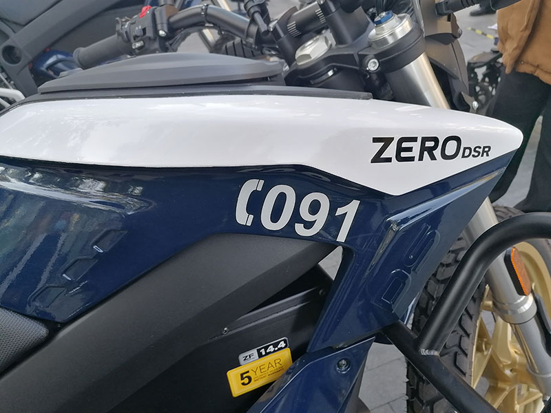 moto eléctrica policia nacional